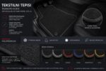 Tekstilni tepisi šivani po mjeri vozila (set 4 komada) - Slika 2